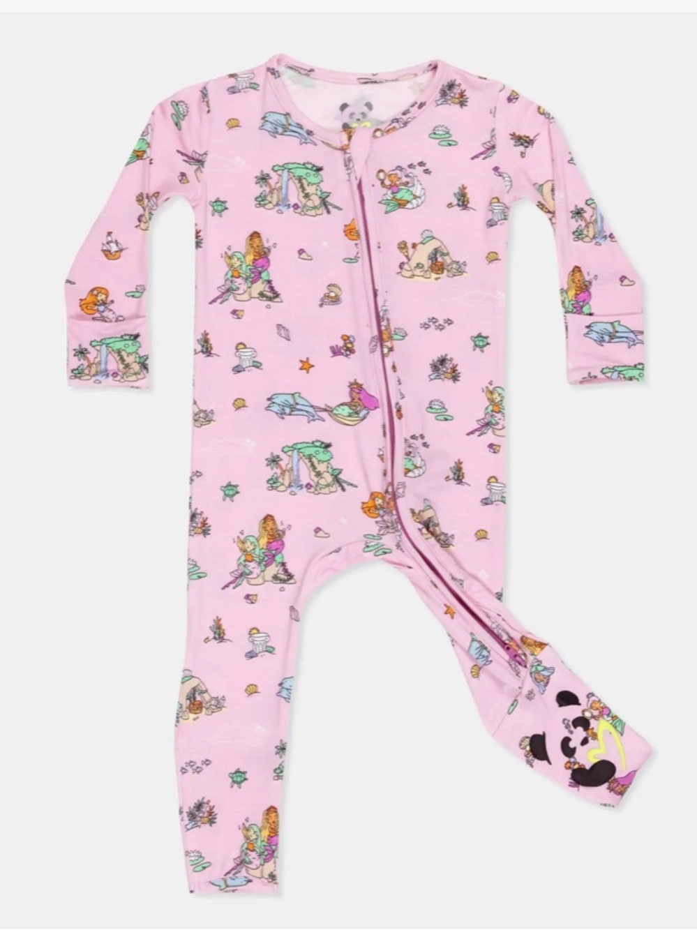 Baby Mermaid Lagoon Convertible Footie